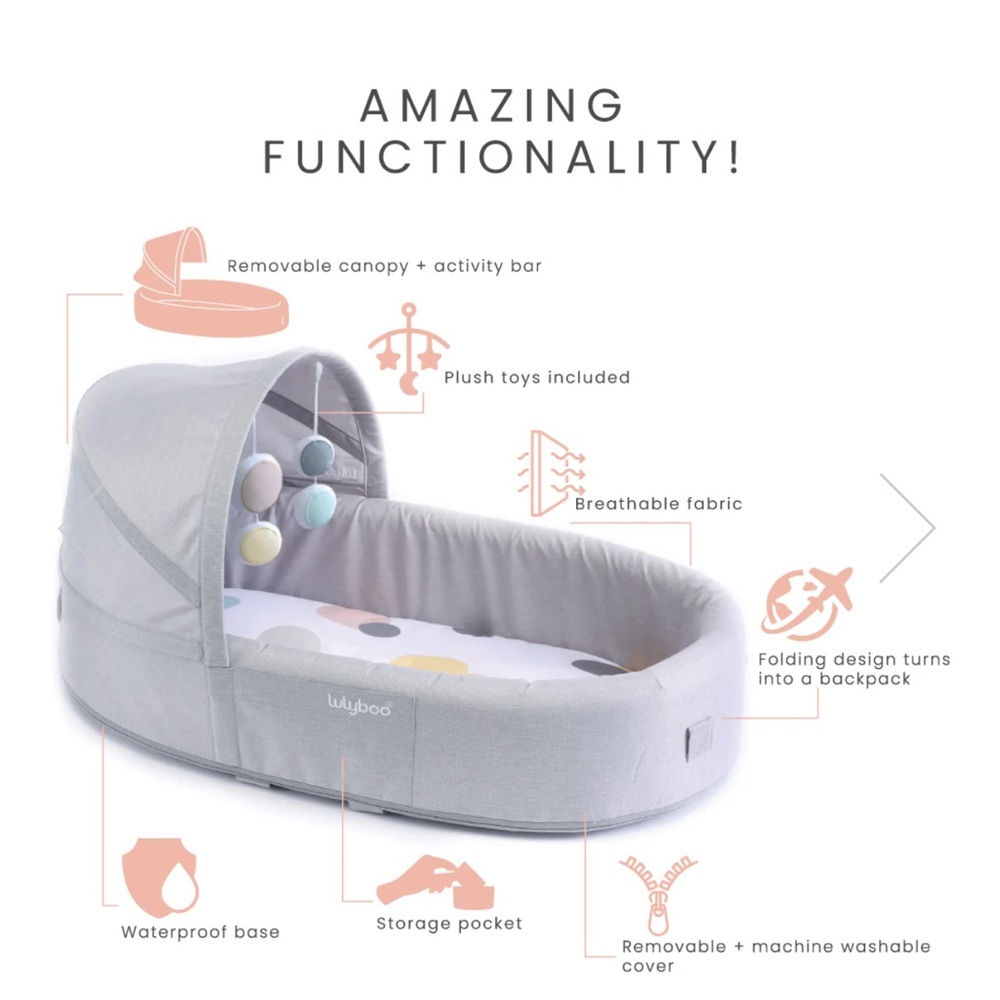 Lulyboo indoor/outdoor cuddle and play lounge